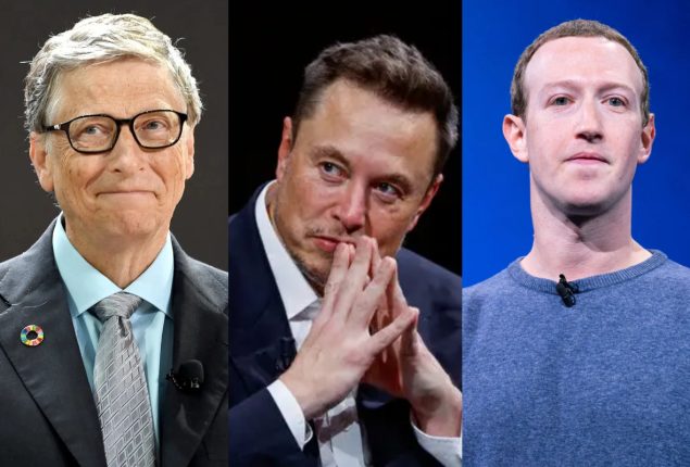 Musk, Zuckerberg, Gates