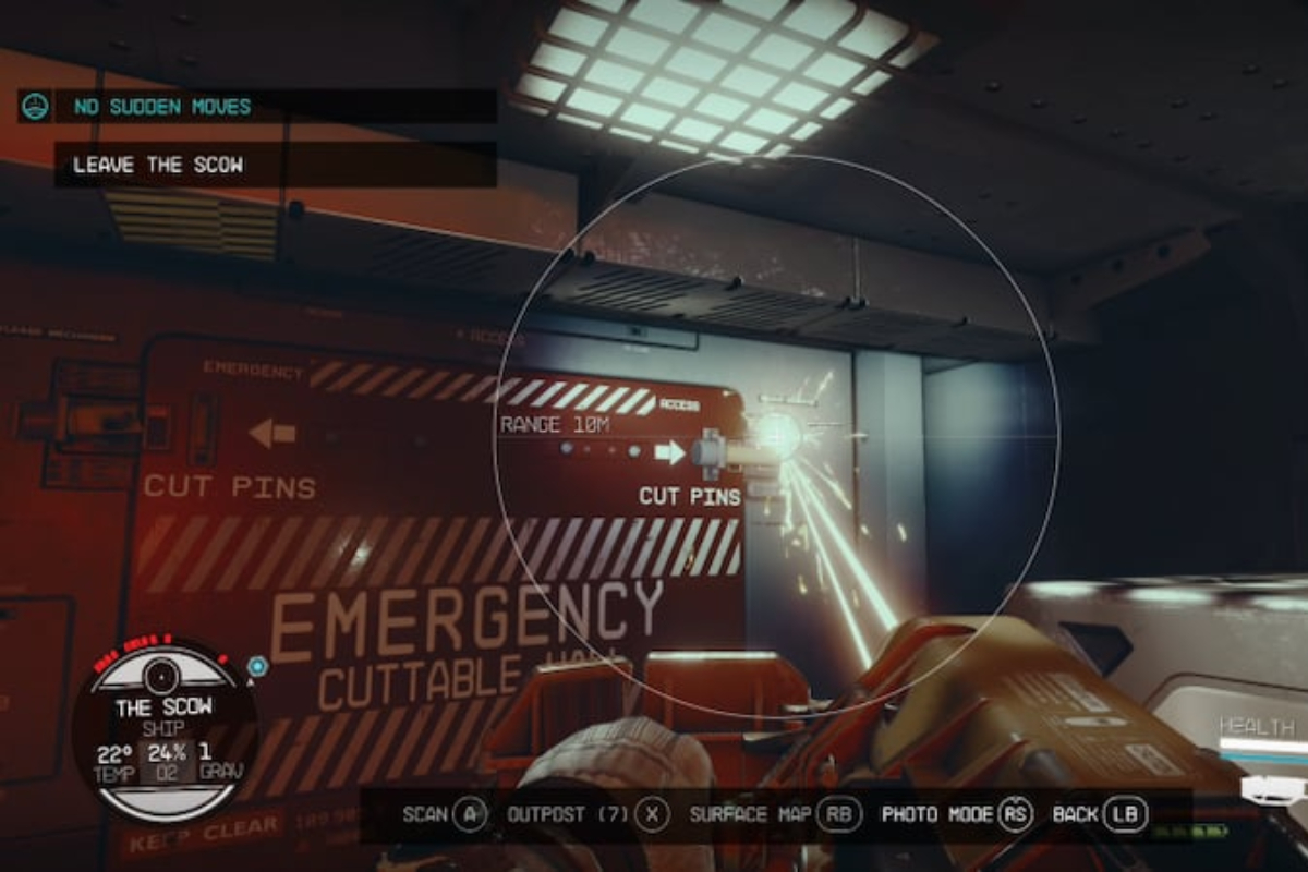 Starfield Player reveals secret tip to Open Emergency Doors