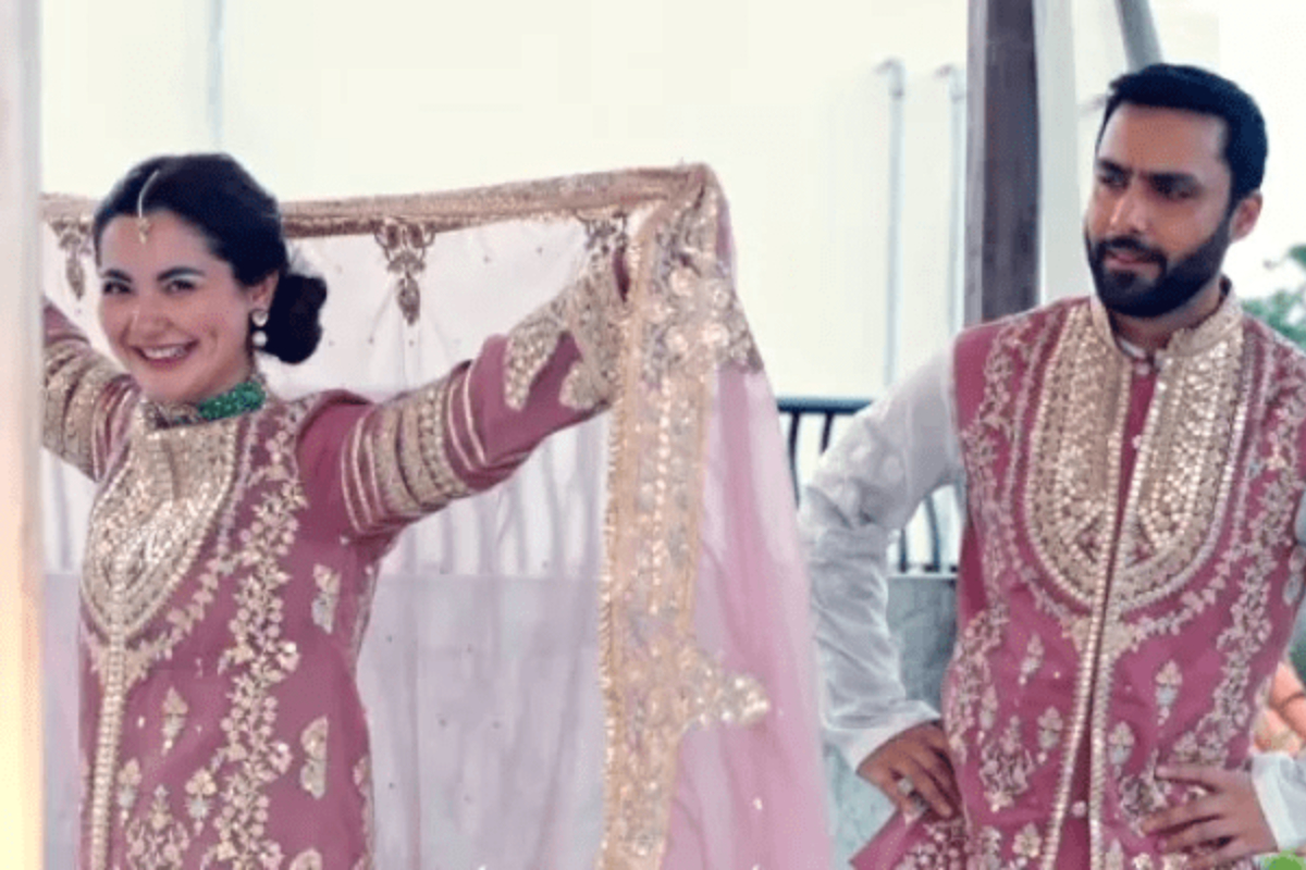 Hania Aamir and Ahmed Ali dance video give the nostalgic vibe