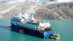 Greenland cruise ship finally free after mud nightmare