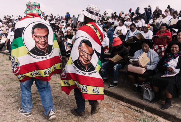 Mourners Gather for Zulu Prince Mangosuthu Buthelezi's funeral