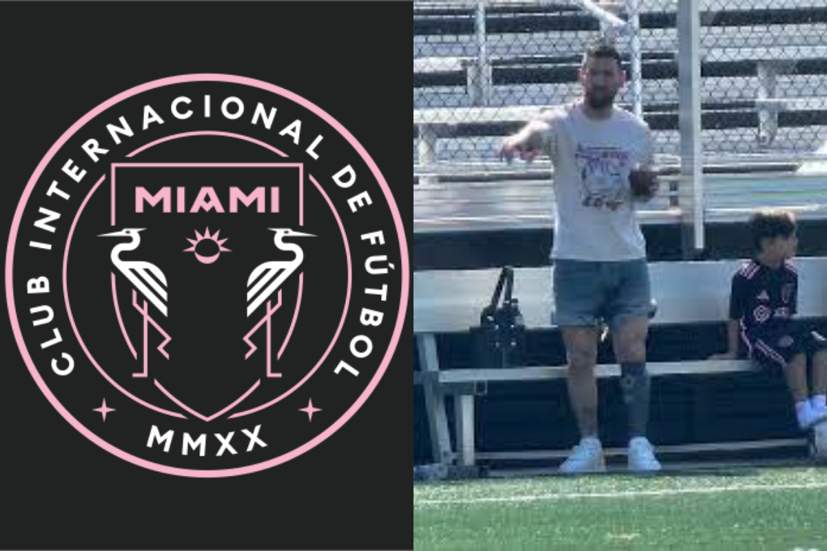 Messi watches son Thiago train with Inter Miami Academy