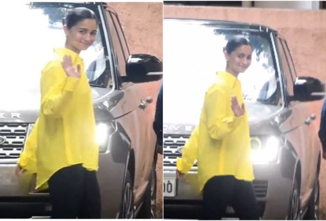 Alia Bhatt Spotted at Sanjay Leela Bhansali’s Office in Mumbai