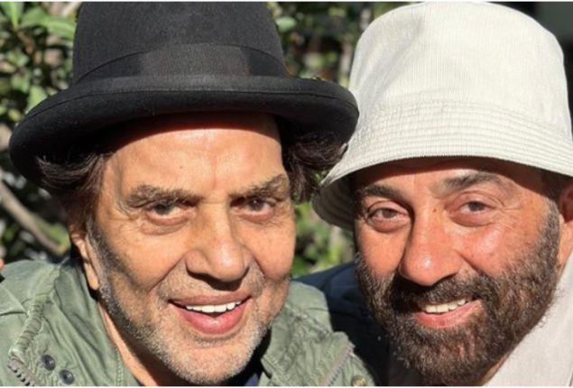 Sunny Deol Shares Joyful Snap with his Father Dharmendra