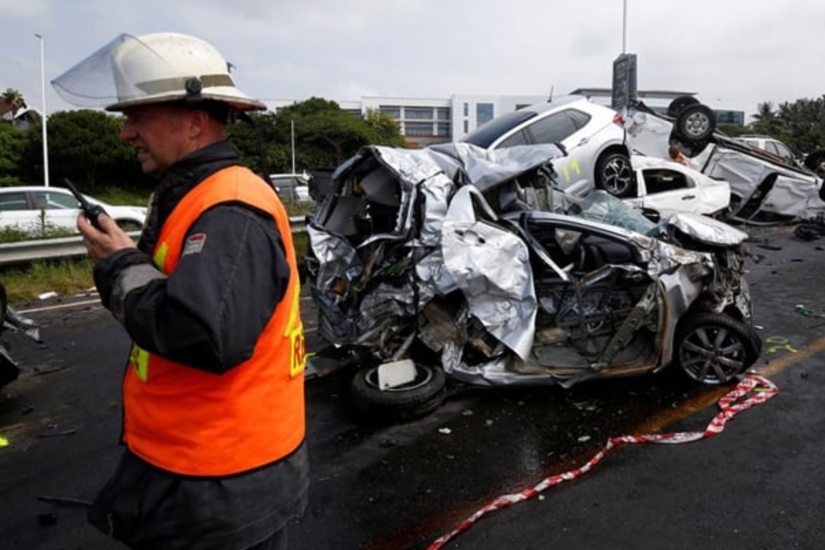 bus collision in South Africa
