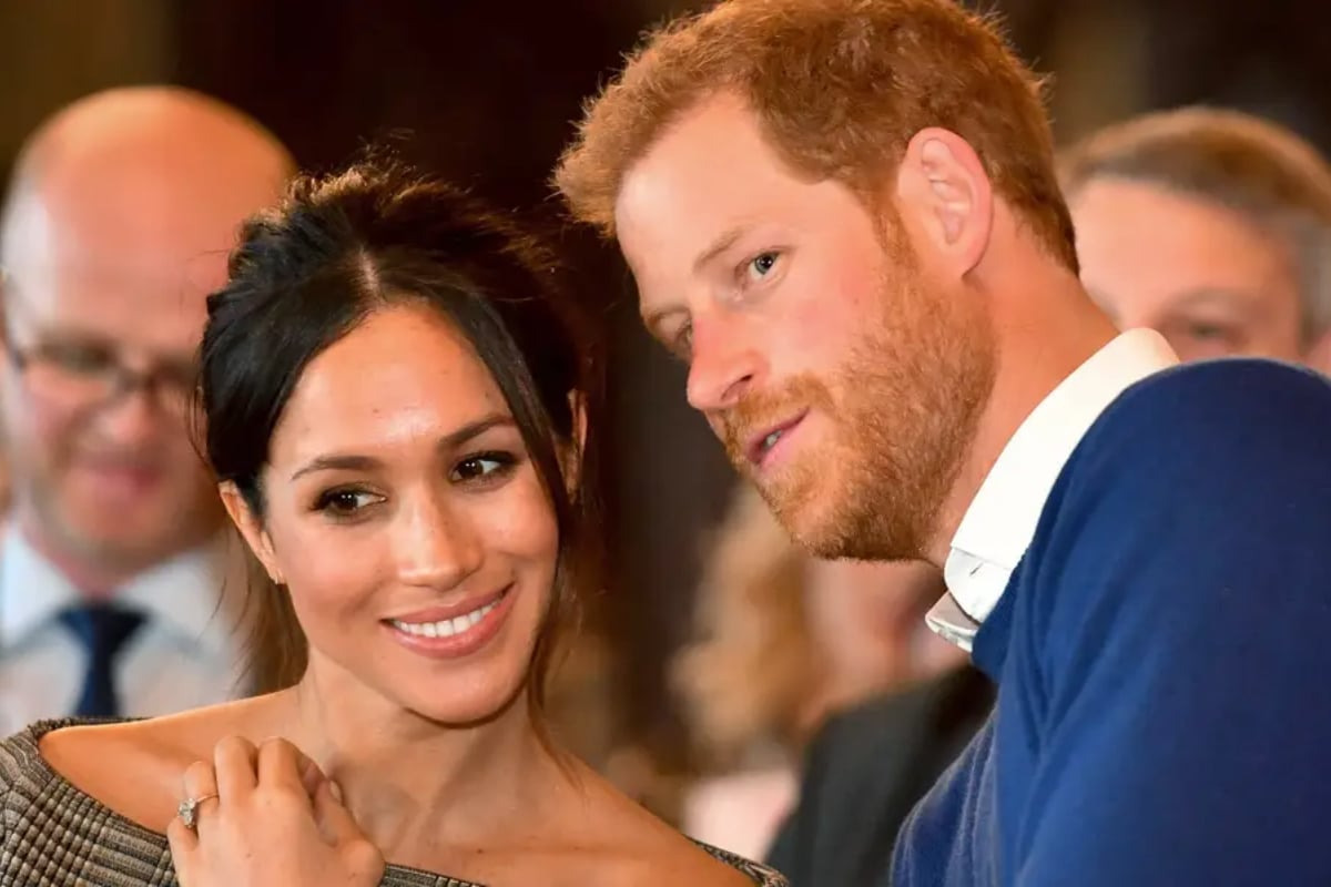 Meghan Markle Harry's gaze