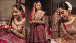 Sabeena Farooq looks ravishing in Bridal Shoot
