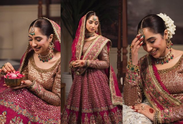 Sabeena Farooq looks ravishing in Bridal Shoot