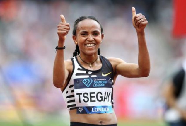 Gudaf Tsegay makes history in Eugene Diamond League final