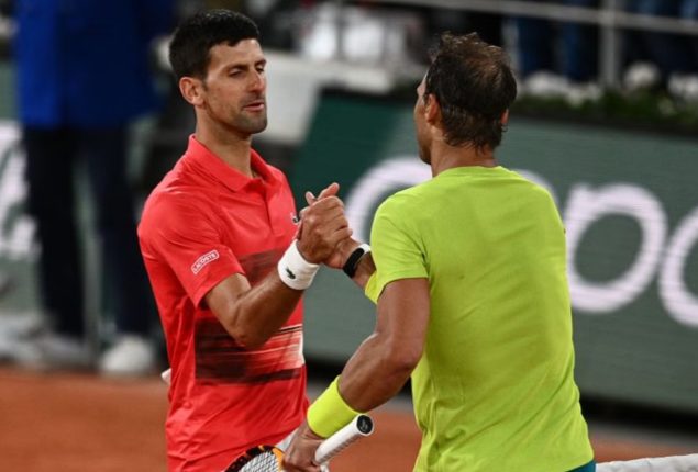 Nadal praises Djokovic as the greatest of all time