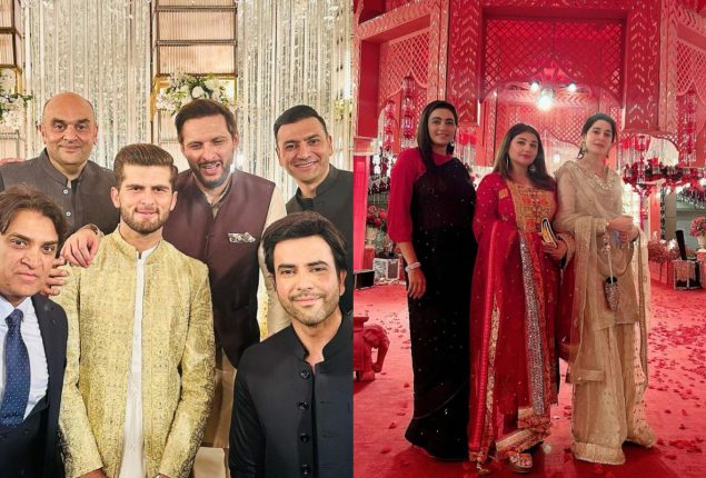 Shaheen Shah Afridi pictures from his wedding