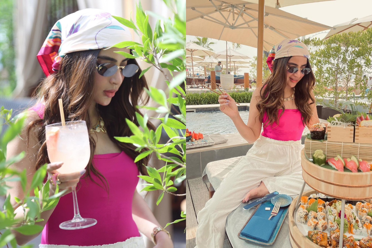 Saboor Aly looks stunning in bandana pictures