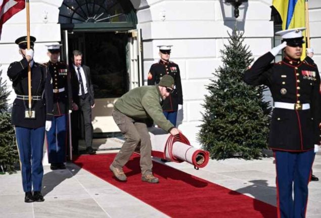 White House rolls out red carpet for Volodymyr Zelenskyy