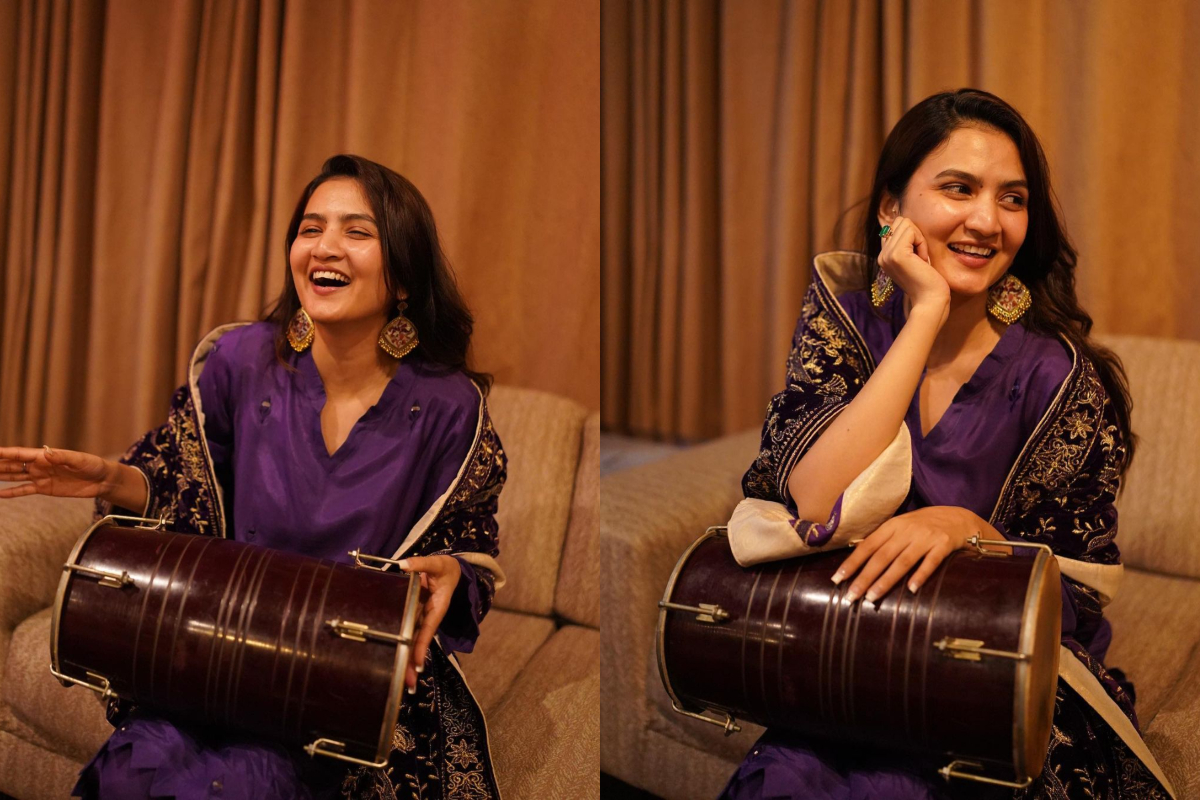 Hira Faisal stunning pictures from her sister Dholki