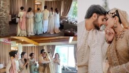 Check out Sistrology’s warm reaction when Iqra Kanwal appears in Nikkah’s dress