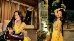 Rabia Faisal shares pictures from Sistrology dholki