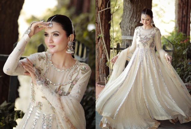 Pictures: Vlogger Hira Faisal Stuns in Glamorous Look for Sister’s Nikkah Ceremony