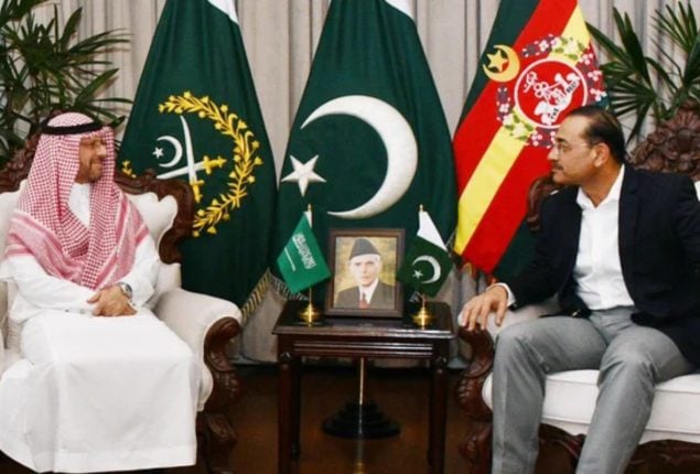 Saudi Arabian armed forces chief calls on COAS Asim Munir