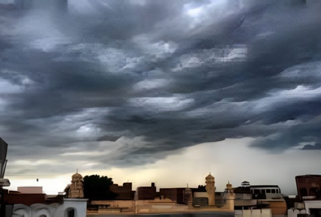 Clouds will fall in several Punjab cities