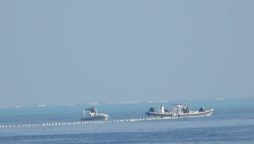floating barrier South China Sea