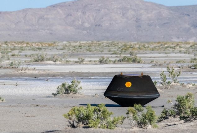 NASA asteroid sample safely lands in Utah desert