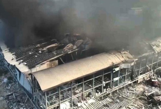 Fire at Taiwan golf ball factory