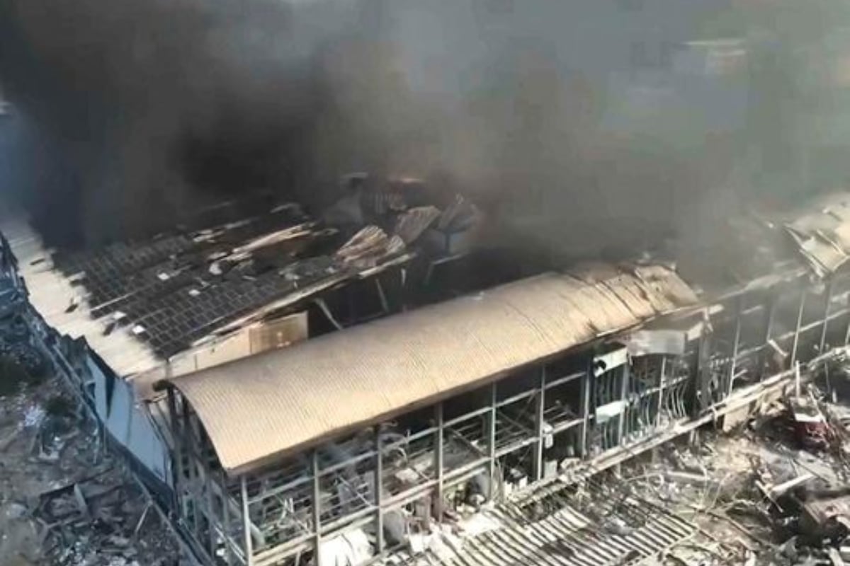 Fire at Taiwan golf ball factory