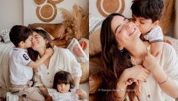 Syeda Aliza Sultan shares charming pictures with her kids