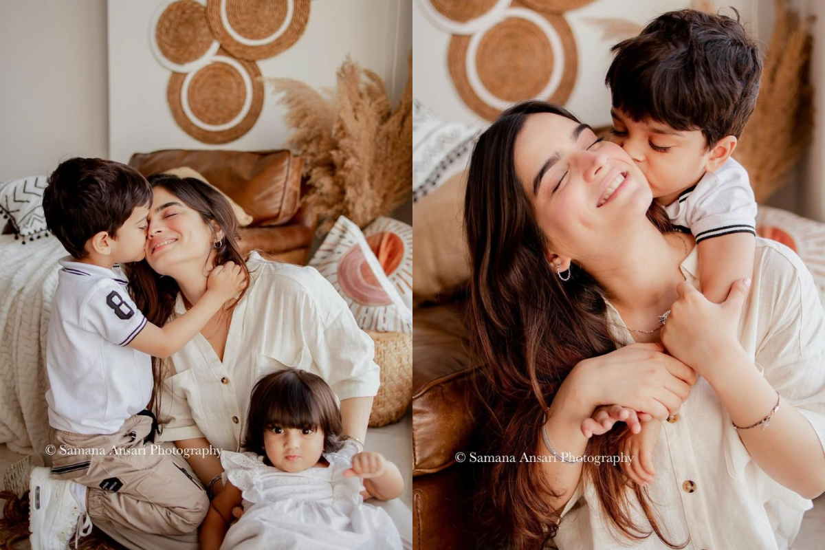 Syeda Aliza Sultan shares charming pictures with her kids