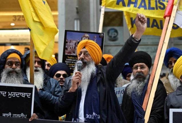 Canadian Sikhs protest against Indian govt over Hardeep Singh Nijjar murder