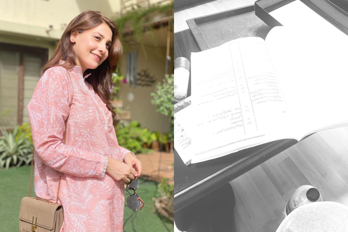 Hina Altaf shares the pictures from her work life