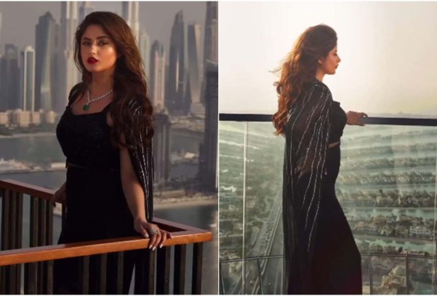 Sajal Aly looks like elegance personified in a captivating black ensemble