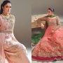 Ayeza Khan Glamorous look in Pink bridal ensemble