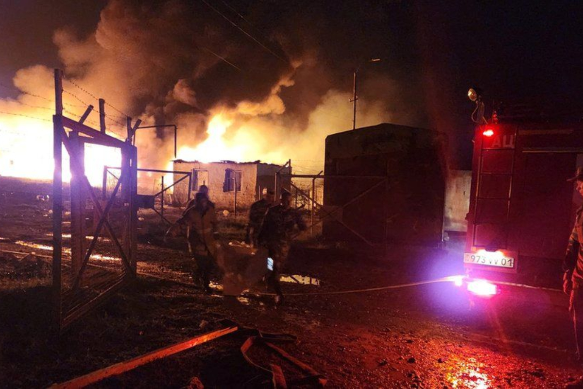 Nagorno-Karabakh Fuel Depot Blast Kills 170