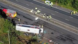 M53 School Bus Crash: Two Dead, Students Injured