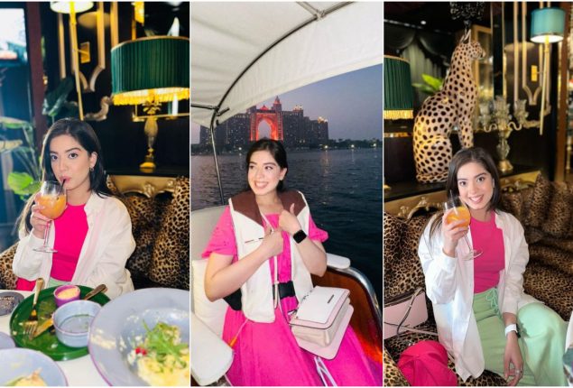 Arisha Razi Khan Shares Moments from Dubai