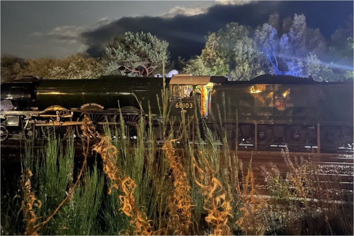 Flying Scotsman Gets Safety Check-Up After Minor Crash