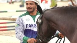 Usman Khan maintains top spot in Paris Olympics eventing competition
