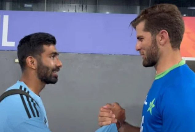 Shaheen Shah Afridi congratulates Jasprit Bumrah on becoming father