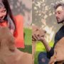 Wahaj Ali Adorable Encounter with Puppies