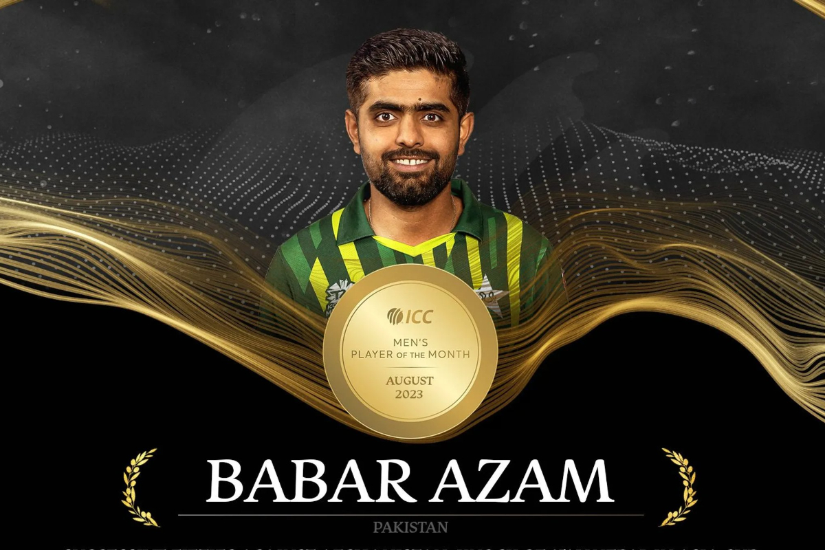 Babar Azam clinches ICC Player of the Month award for third time
