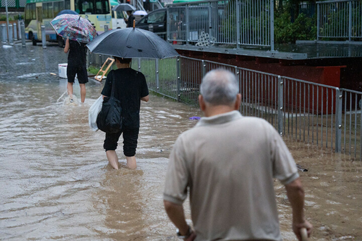 Heavy Rainfall in Hong Kong