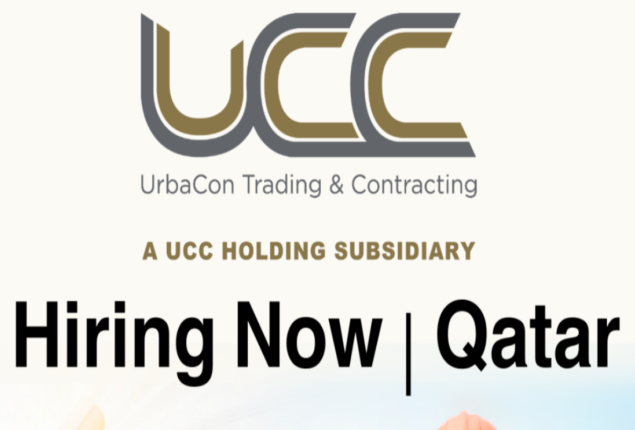 UCC is hiring in Qatar and Saudi Arabia with salaries up to 12,000 Qatari Riyals