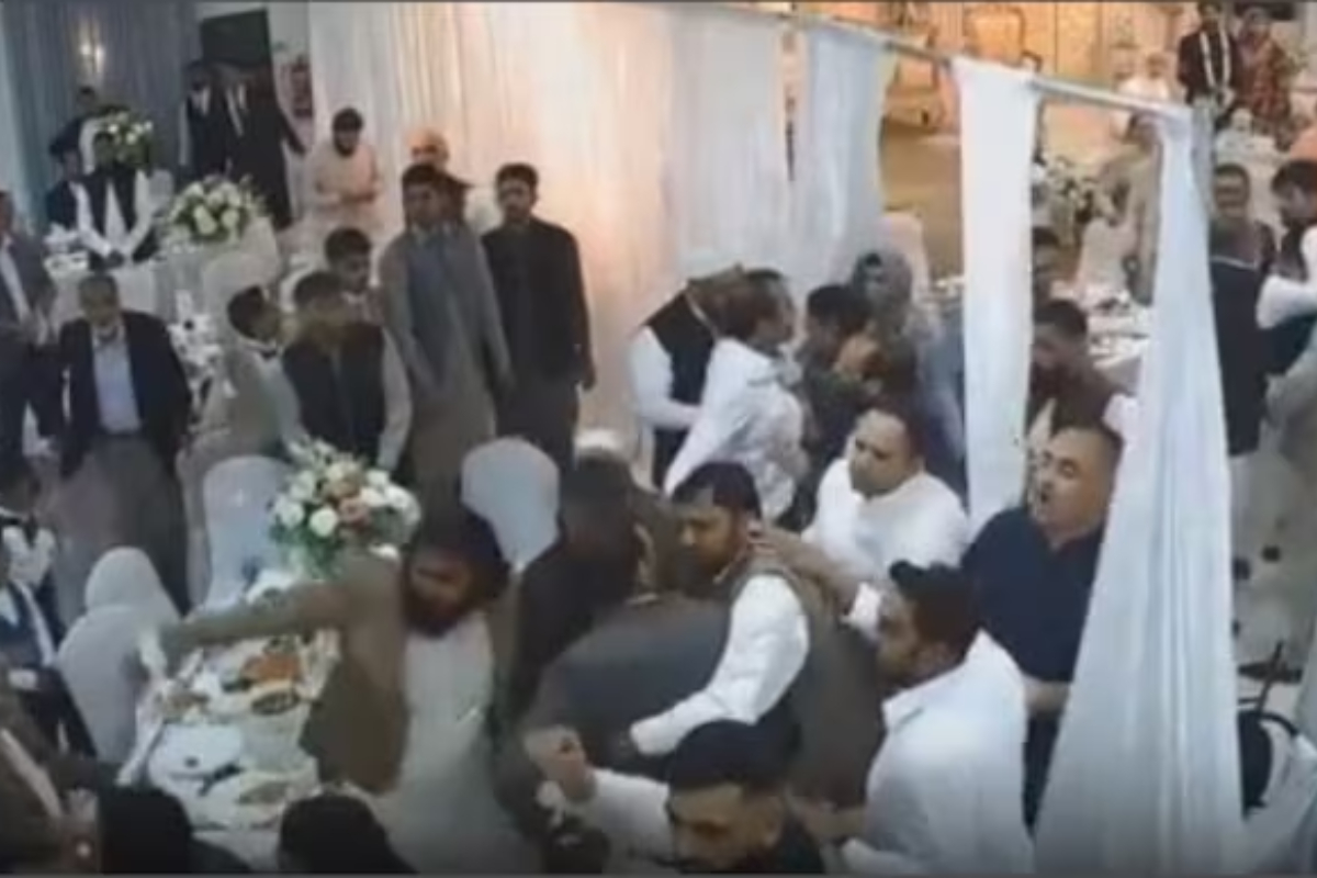 Chairs Fly, Punches Thrown as Wedding Dinner Turns Ugly