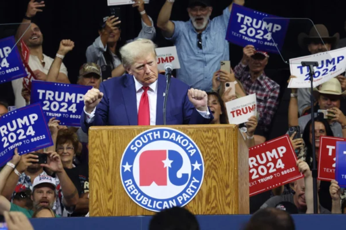 Trump launches fresh attack on Biden amid son's indictment