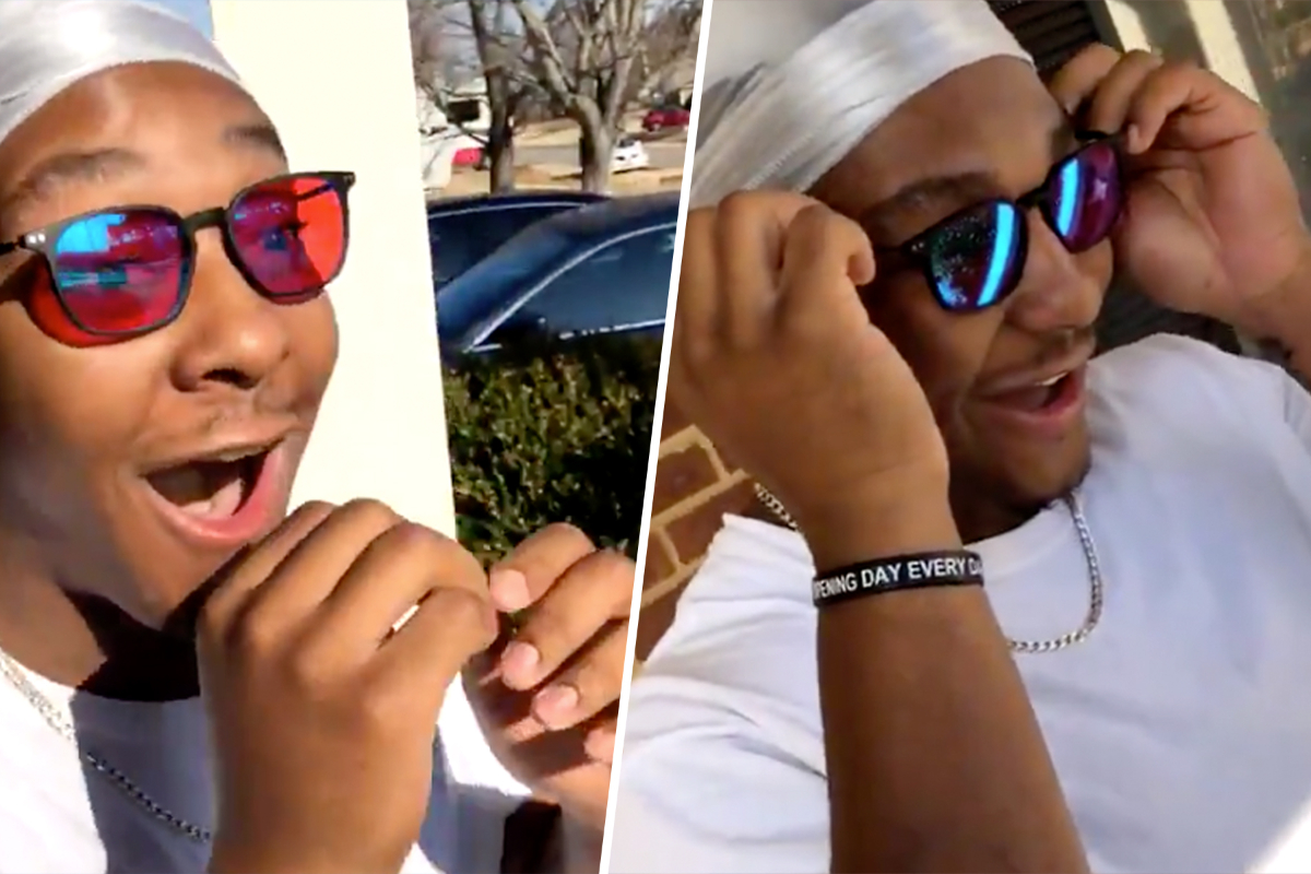 Friend Gives Colorblind Man the Gift of Seeing Color