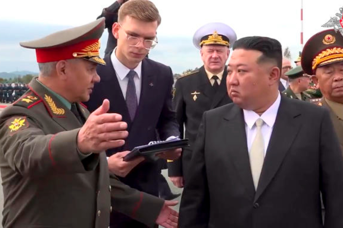 Kim Jong Un inspects Russian bombers, hypersonic missiles, and warships