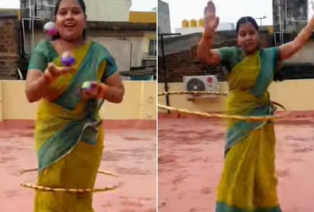 Incredible Woman Stuns Internet with Multitasking Skills