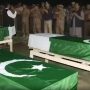Funeral prayers of soldiers martyred in Bannu suicide attack offered
