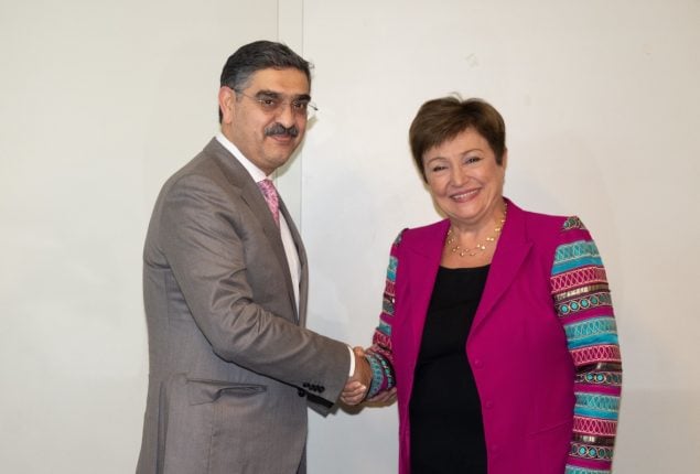 Managing Director IMF calls on PM Anwaar Kakar